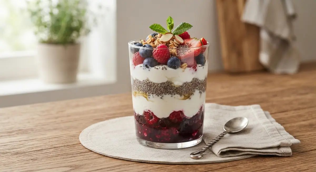 Greek Yogurt Berry Chia Parfait